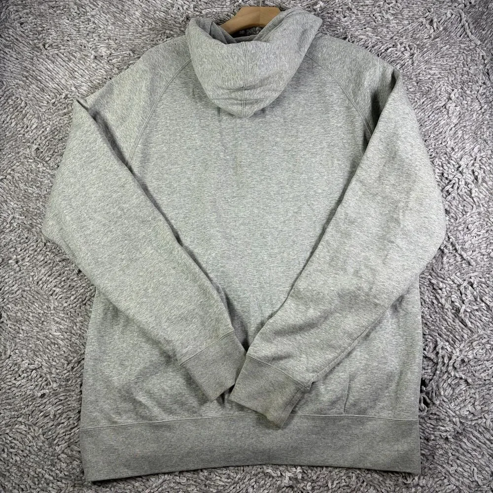 Jordan Flight Full Zip Hoodie Mens XL Gray Activewear Training Gym Winter Jump